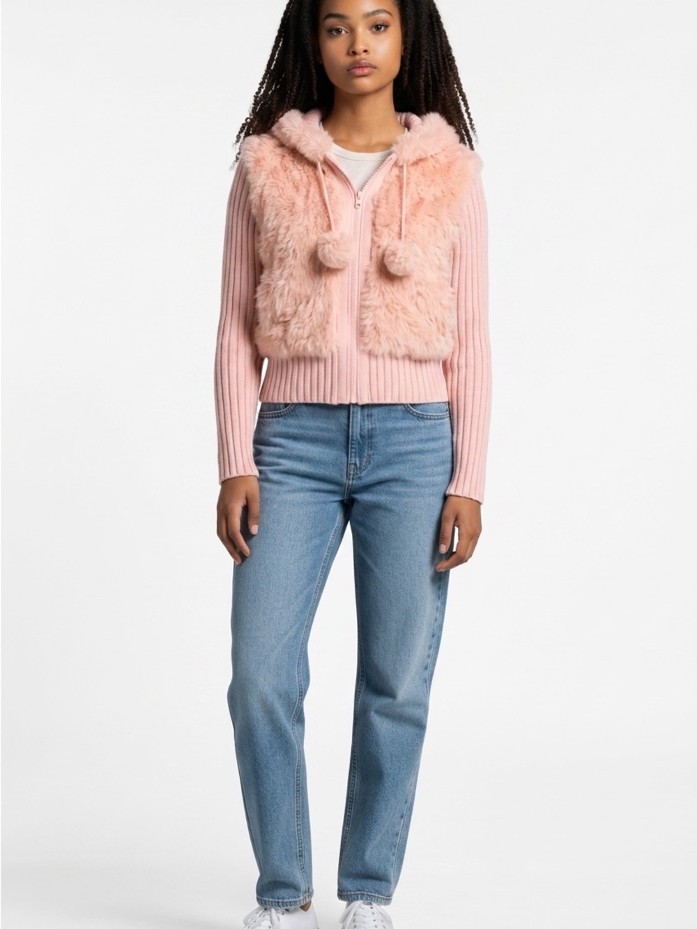 Chilly Willy Fur Trim Sweater
